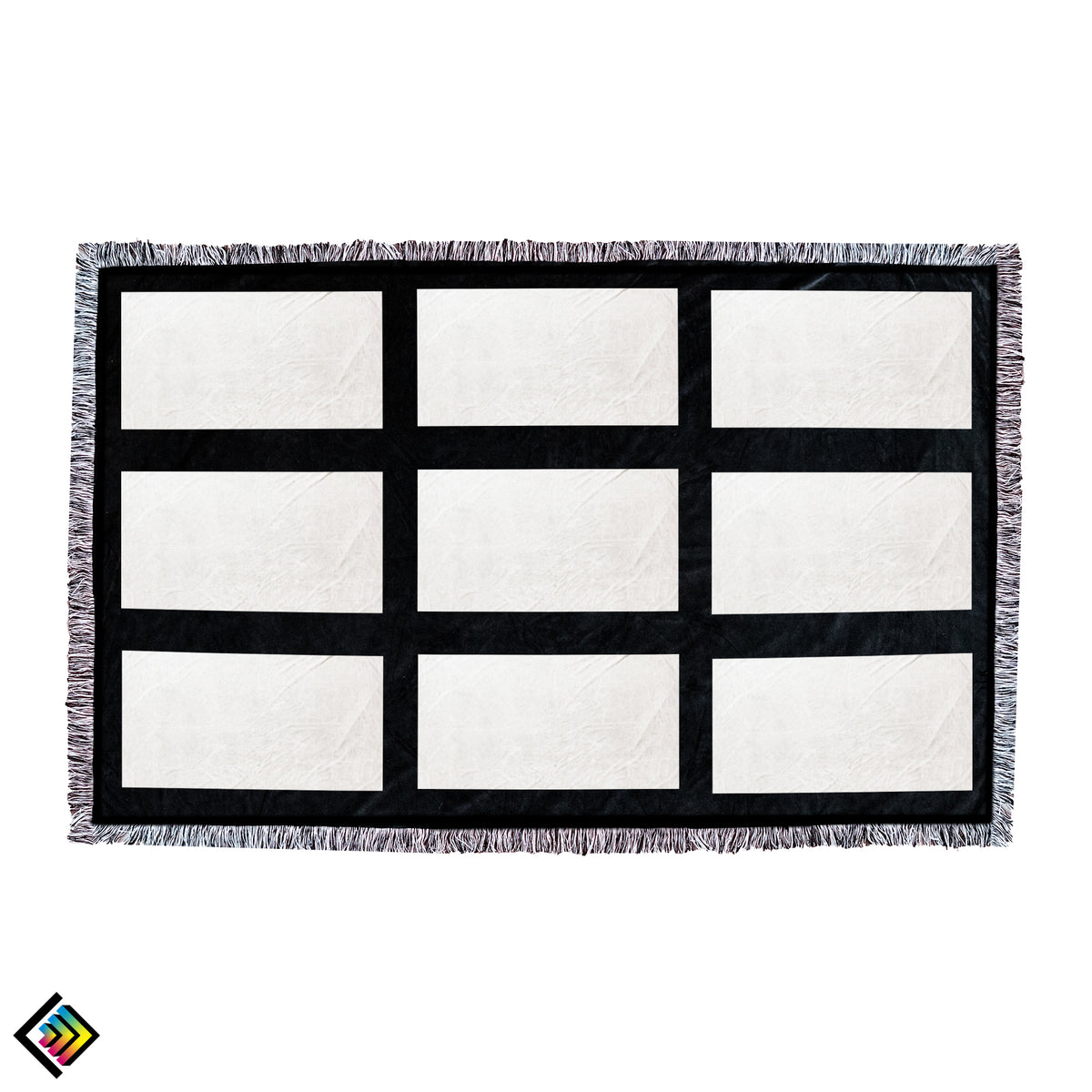 9-Panel Blank Sublimation Blanket - 60in x 40in – REAL BLANKS