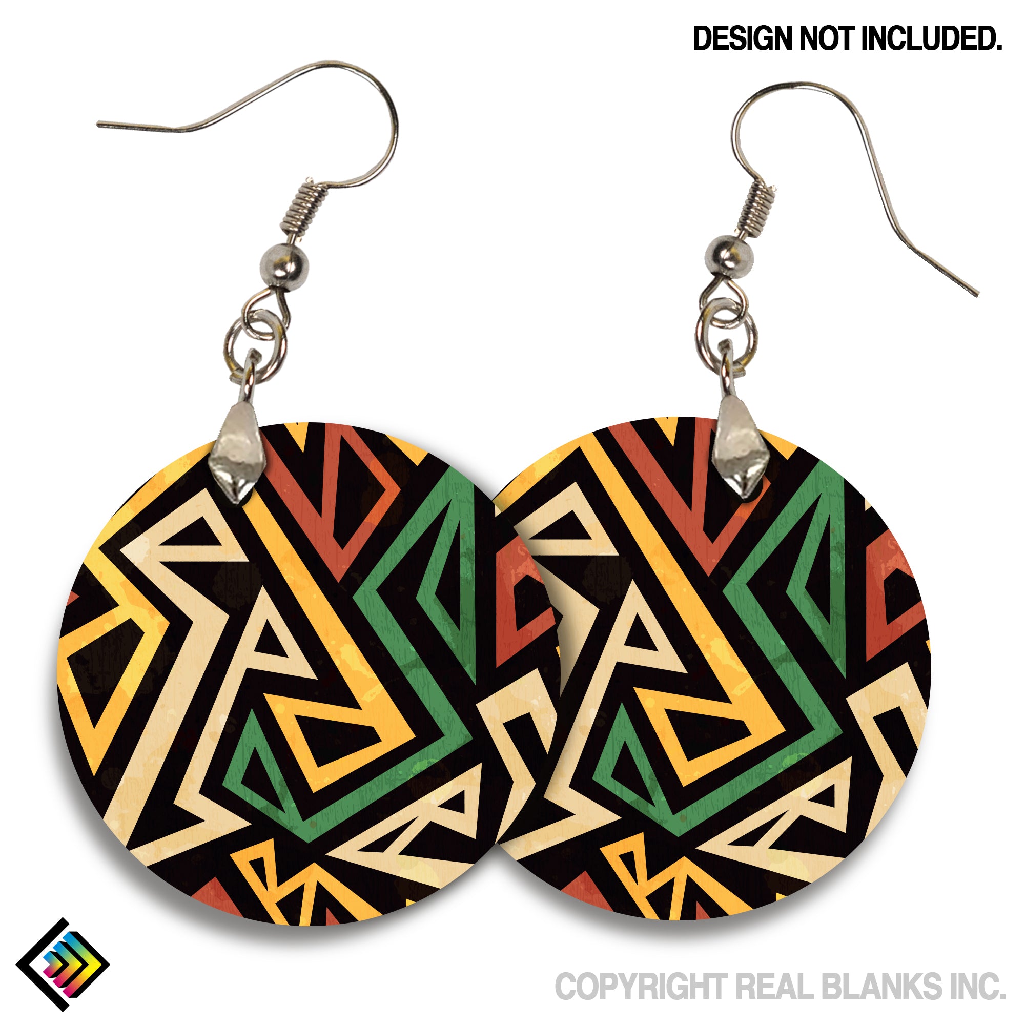 Two-Sided Circle Sublimation Earrings – REAL BLANKS